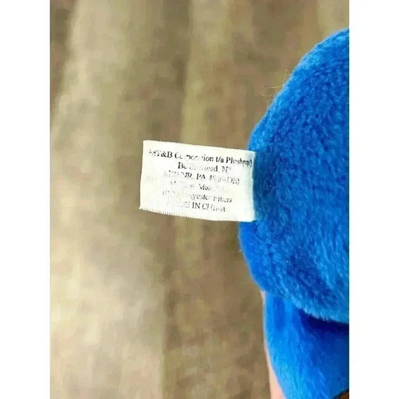 Vintage 90s Plushpups Police Officer Beanbag Plush African American 9” Toy - Picture 5 of 6